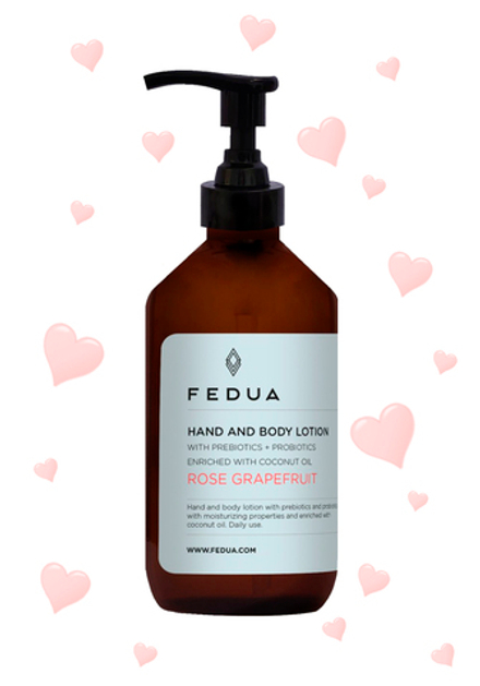 Fedua Hand and Body Lotion Rose Grapefruit Лосьон для тела с ароматом роза - грейпфрут