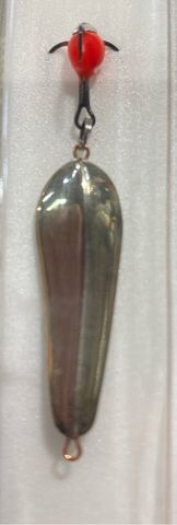 Блесна зимняя штурм с чертиком Легенда цв: Нейзильбер (бл.1шт)