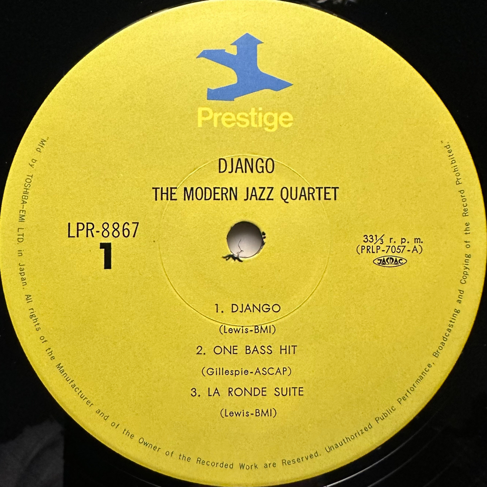 Modern jazz quartet  ‎– Django (Япония 1973г.)