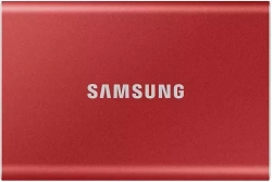 Внешний накопитель SSD USB3.0 1.8" 500Gб Samsung T7 (MU-PC500R/WW) USB 3.2 Type C Красный