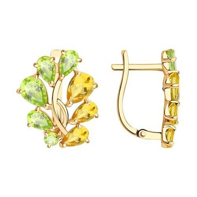 Серьги Au 585 (726940)