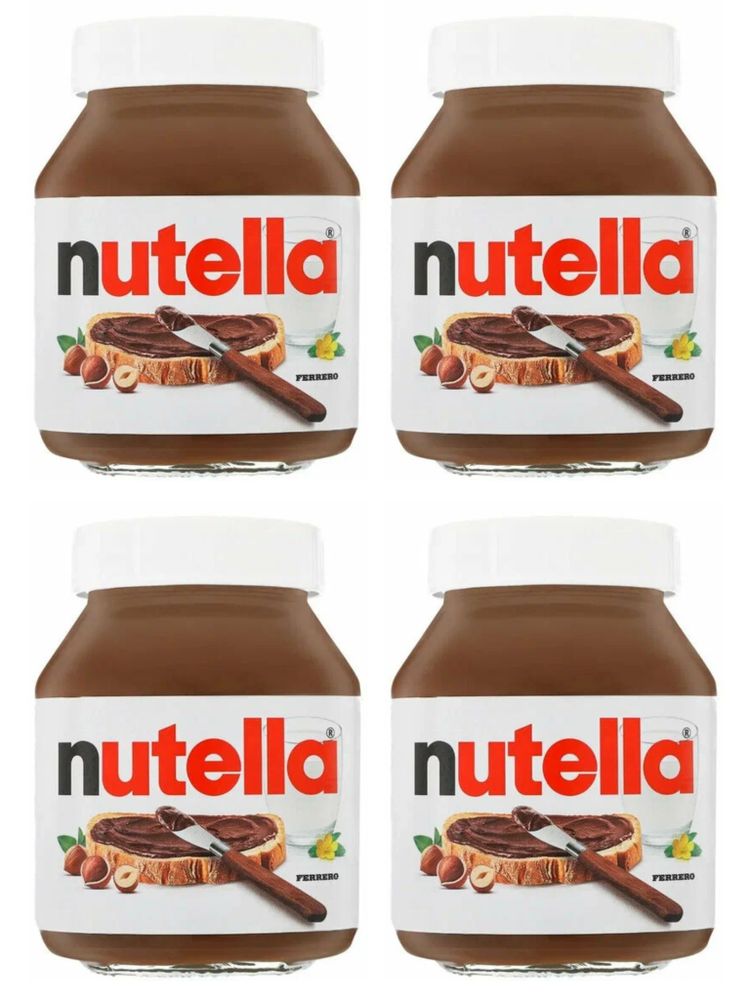 Ореховая паста Nutella с добавлением какао 180 г x 4 шт