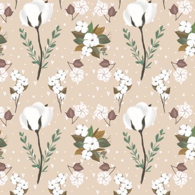 Хлопковый паттерн