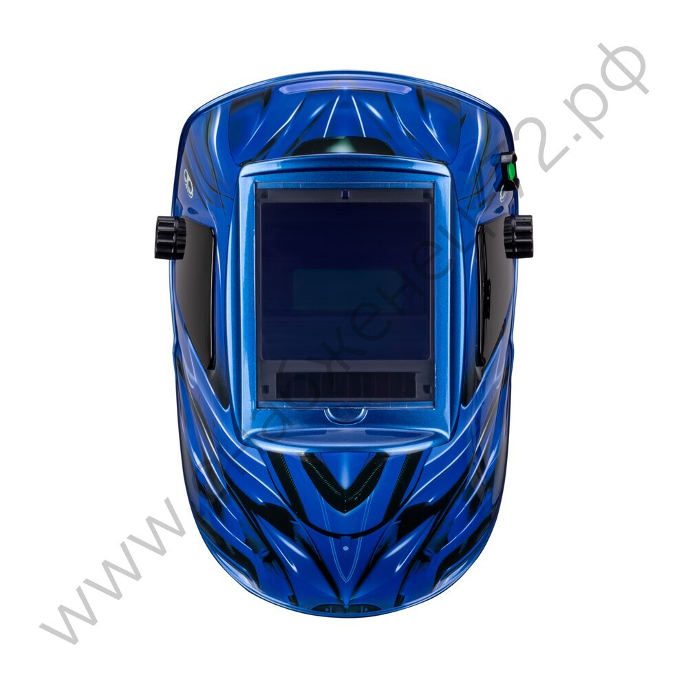 Маска сварщика КОРУНД МЕГА синяя (ф-р MEGA LED 2) без коробки