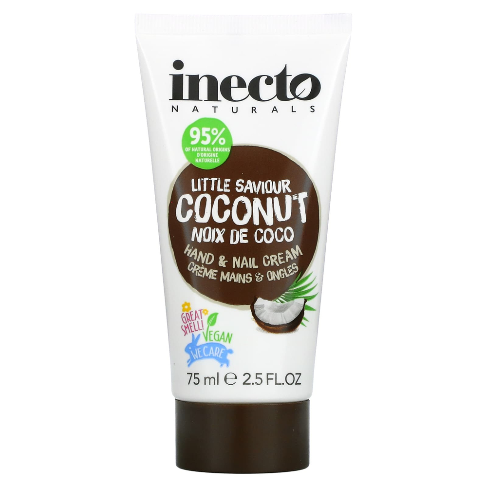 Inecto, Little Savior, крем для рук и ногтей с кокосом, 75 мл (2,5 жидк. унц.)