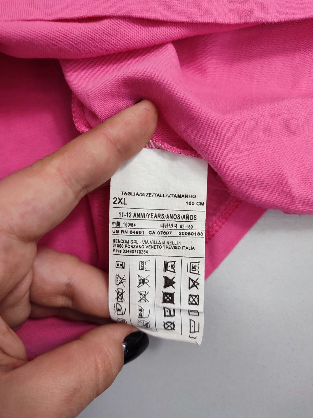 Майка Benetton нежная на 11-12 лет