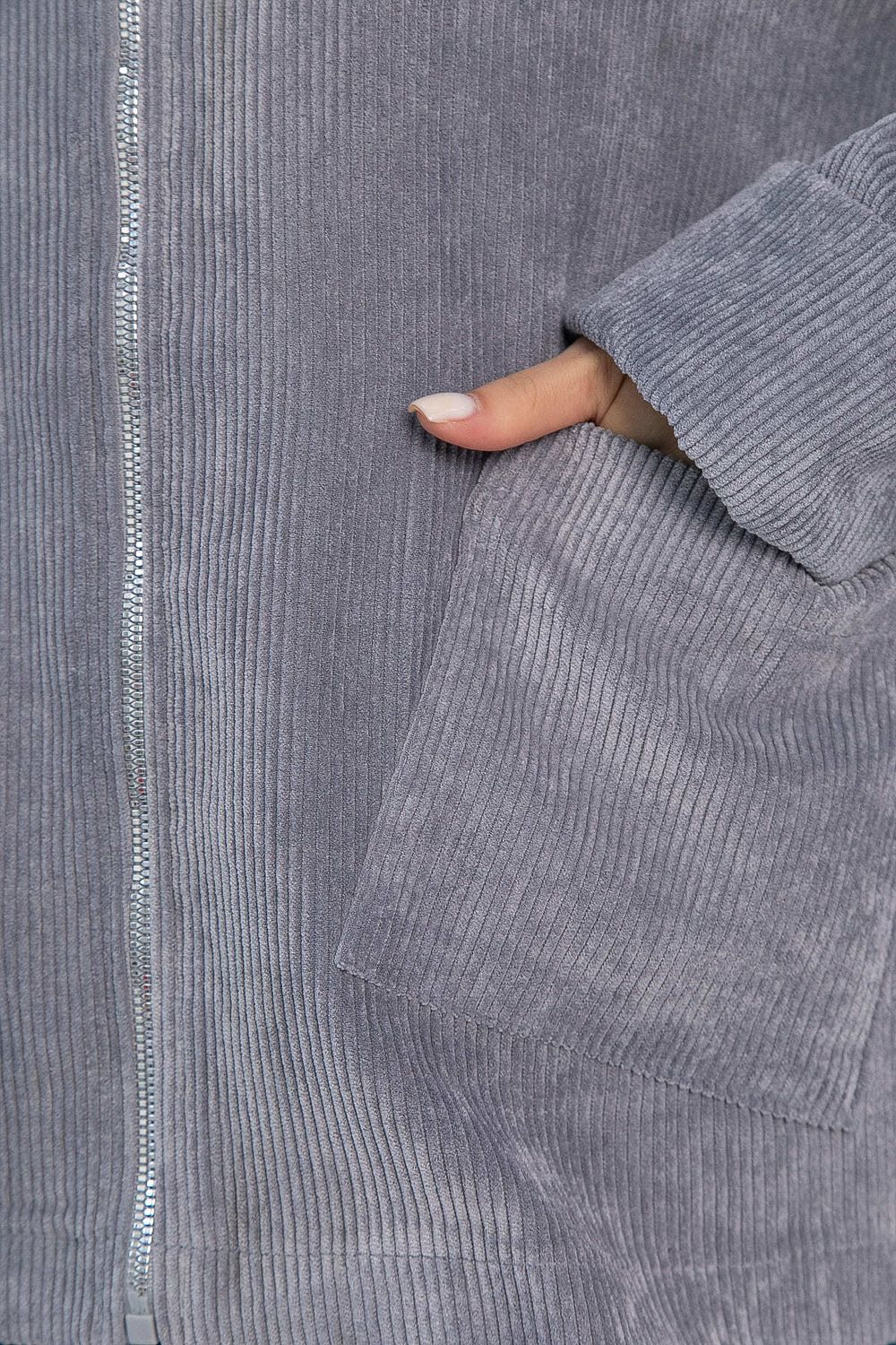 Жакет вельветовый Реджина (серый) Б14564-9М LT Collection