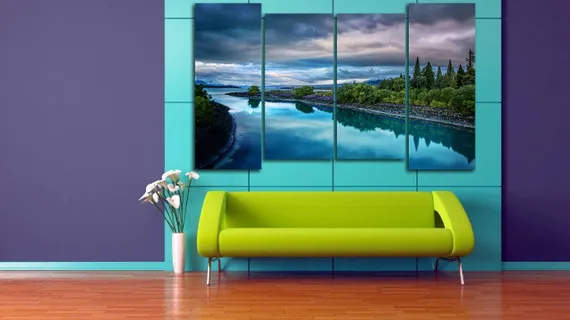 Модульная картина "Река мечты"