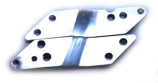 Пластины правая и левая для Flex Air, серебро