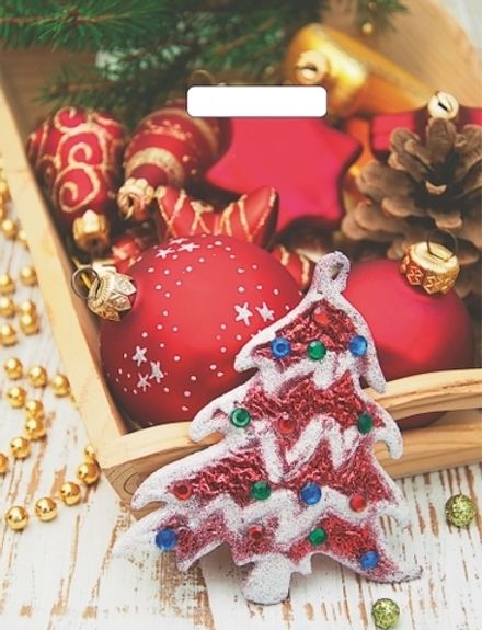 Новогодние пакеты "Блеск наряда" 31х40см 60мкм (50/500шт)