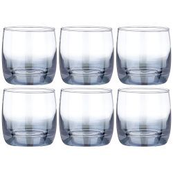 НАБОР СТАКАНОВ ИЗ 6 ШТ "ЧЕРНОЕ МОРЕ ОМБРЕ" 310 МЛ