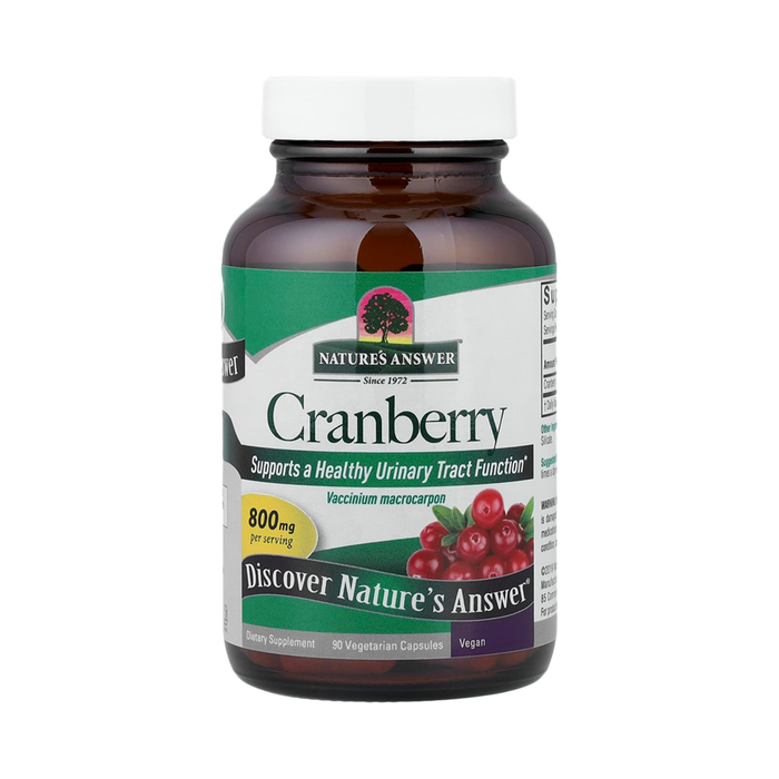 Клюква, Cranberry, Nature's Answer, 90 вегетарианских капсул
