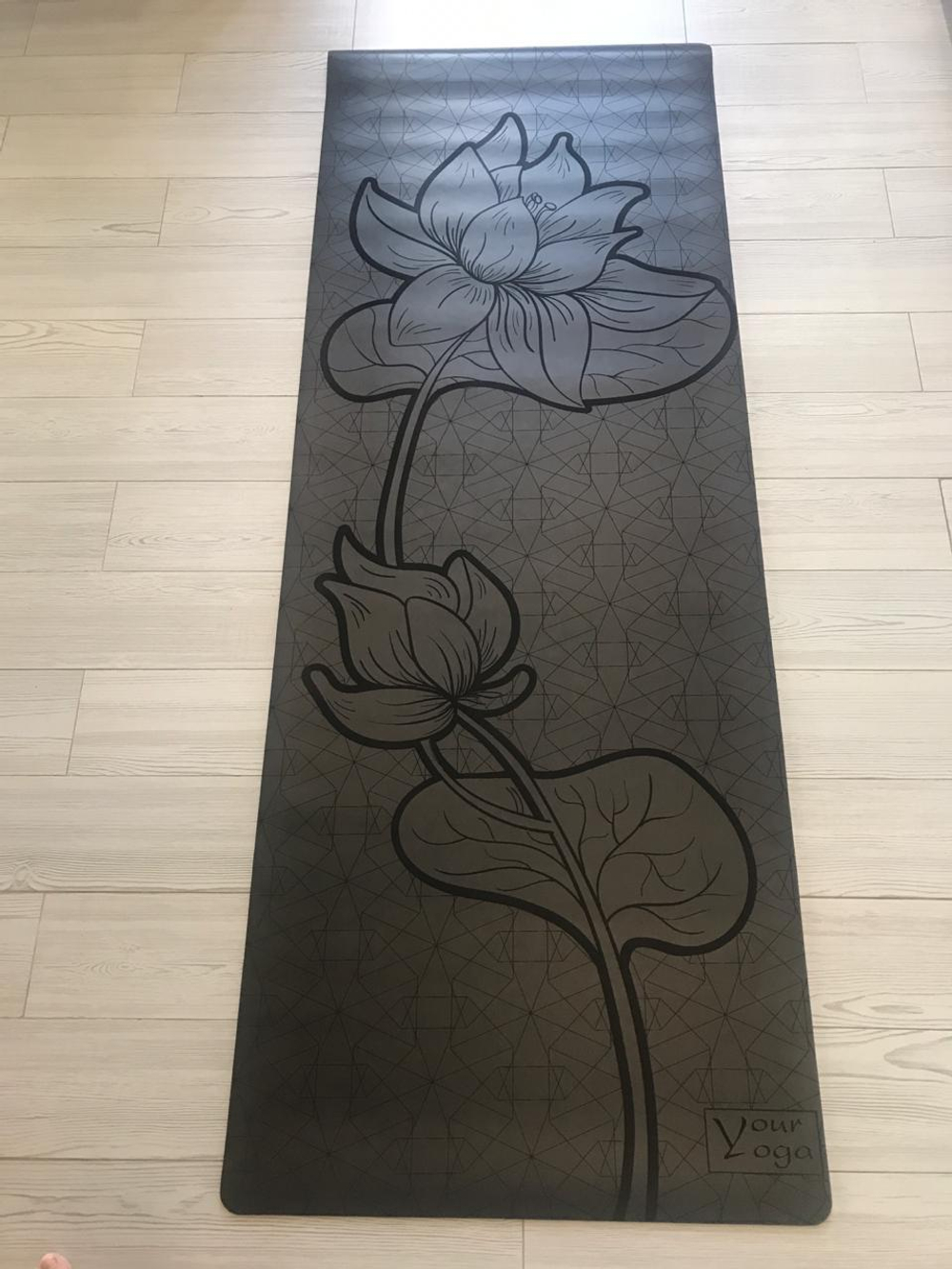 Каучуковый коврик для йоги Flower 183*65*0,4 см