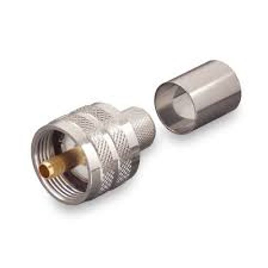 U-111B - ВЧ разъем UHF серии, папа (вилка), обжимной.