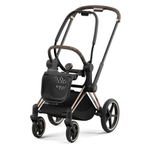 Коляска Cybex Priam IV Rosegold complete Cloud G Ocean Blue Plus Base G 3 в 1 Off White