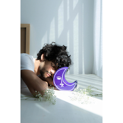 Ваза для цветов 18см Doiy Moon синяя