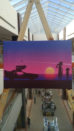 Картина на холсте Рик и Морти