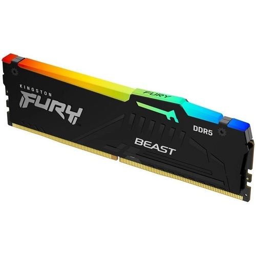 Модуль памяти DIMM DDR5 32Gb, 6000Mhz, Kingston FURY Beast RGB (KF560C36BBEA-32)