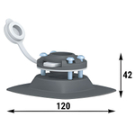 Замок быстросъемный с креплением на баллон надувной лодки (10269533)