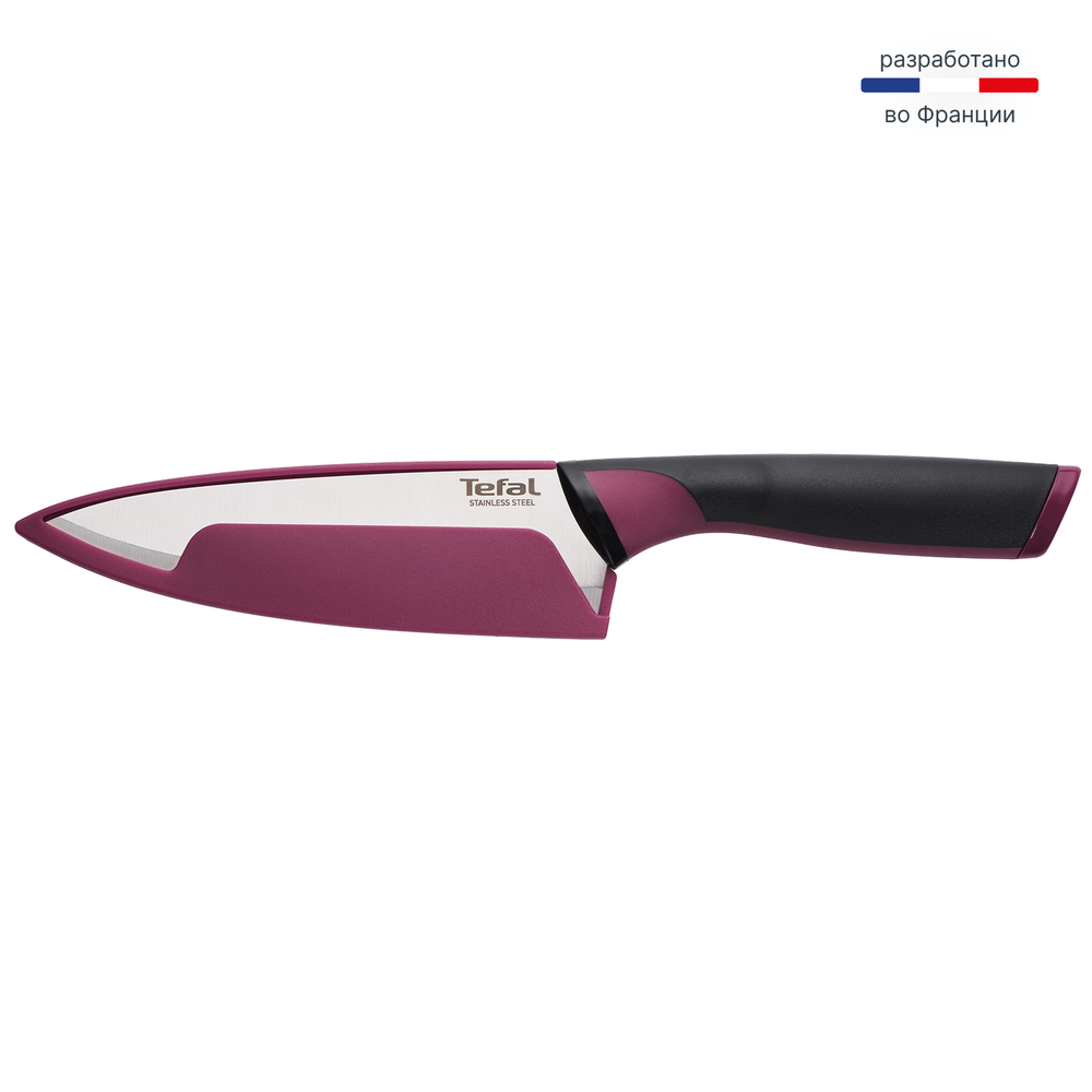 Набор из 2 предметов Tefal поварской нож 15 см + ножницы Tefal Comfort K250S225