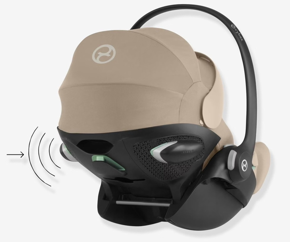 Коляска Cybex Talos S Lux TPE complete Cloud G Almond Beige Plus 3 в 1 Seashell Beige с дождевиками
