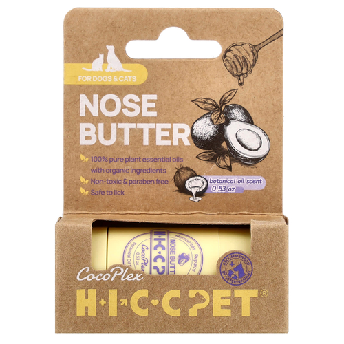 HICC Pet, масло для носа, для собак и кошек, растительное масло, 0,53 унции