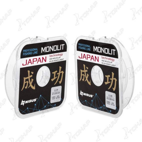 Леска MONOLIT 0,091mm/50m Nylon Transparent (N-MO-0.091-50) Nisus