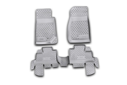 Коврики в салон для JEEP Wrangler 4 двери, 2007- 4 шт. (полиуретан) MFJK7401