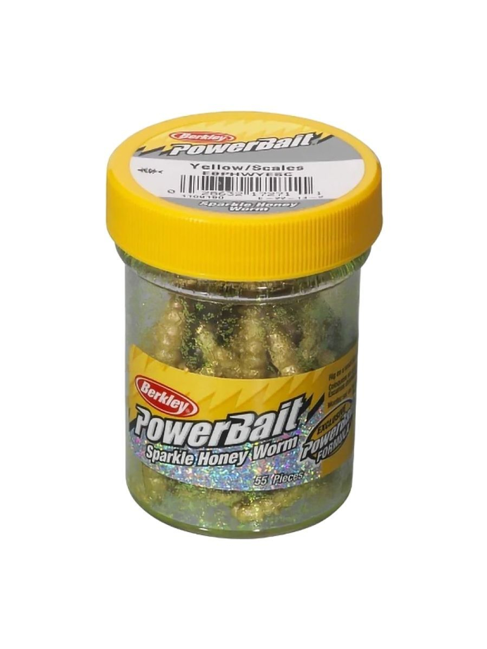 Приманка мягкая гусеница Berkley PowerBait Power Honey Worm, 2,5 см, 55 шт, Orange Pearl
