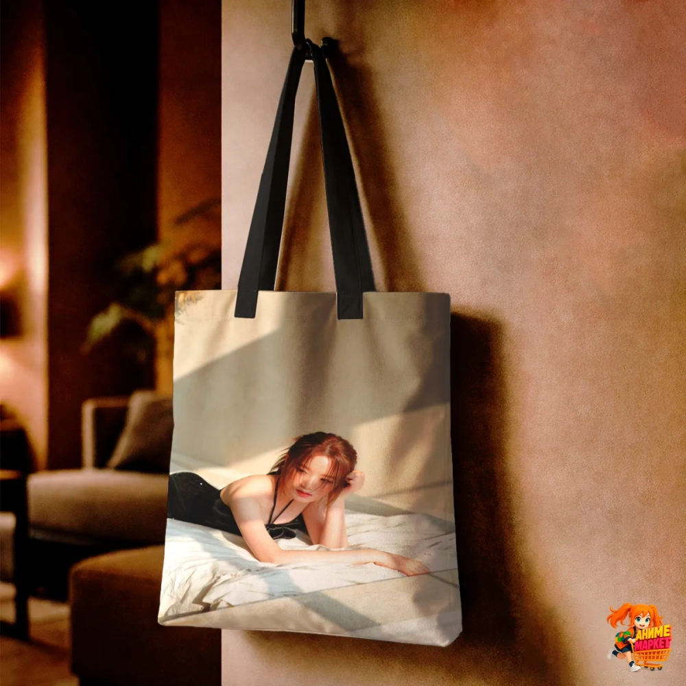 Сумка шоппер с принтом (G)I-DLE