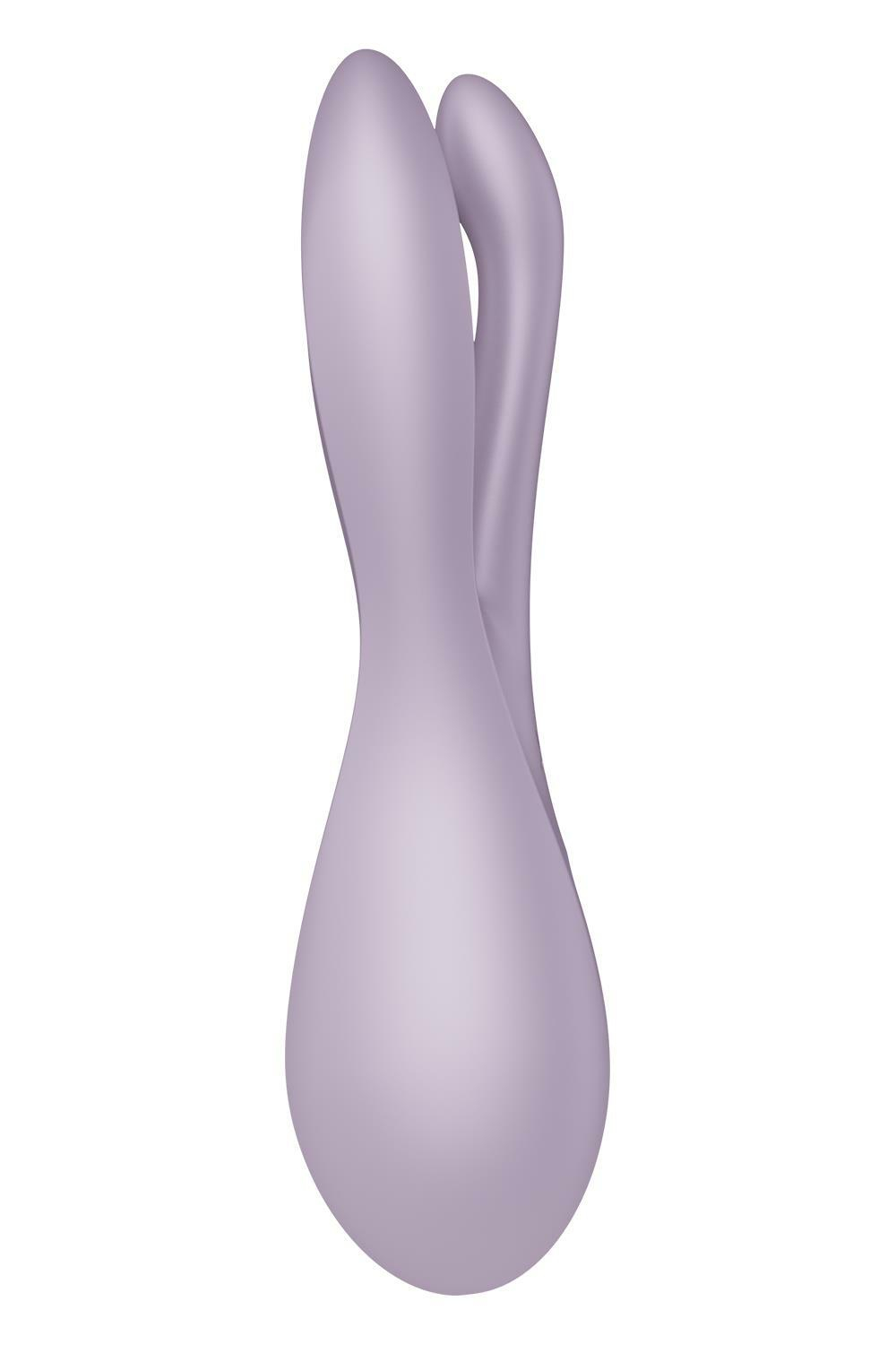 Клиторальный вибромассажер Satisfyer Threesome 2, 14 см, 3 гибких пальчика
