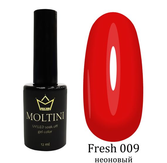 Гель-лак Moltini Fresh 009, 12 ml