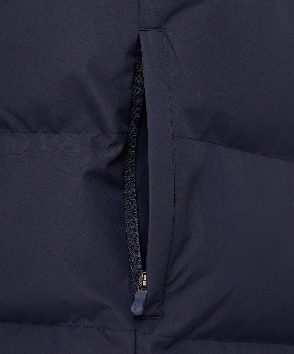 Жилет с капюшоном утепленный ESSENTIAL PerFormPROOF Padded Hooded Vest, темно-синий