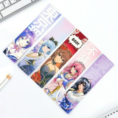 Закладки картонные, шпаргалки Аниме