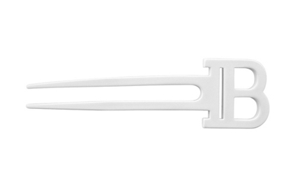 Balmain Hair Couture Белая заколка-гребень Лимитированная Коллекция Весна-Лето 2019