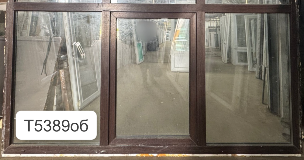 Окно Пластиковое Б/У 132(в) х 262(ш)