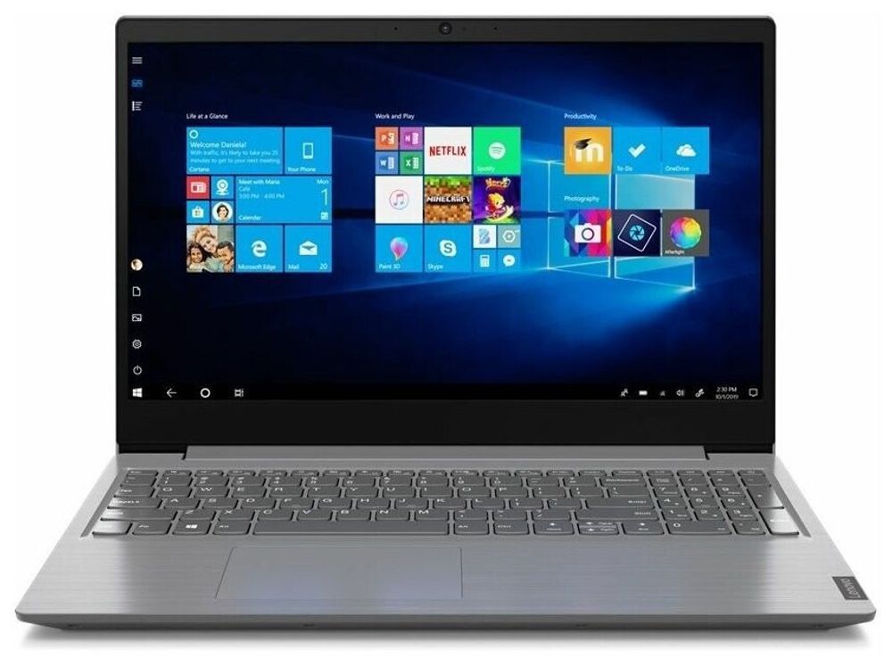 Ноутбук Lenovo V15 IIL, 15.6&amp;quot; (1920x1080) TN/Intel Core i3-1035G1/4ГБ DDR4/256ГБ SSD/UHD Graphics/Windows 10 Pro, серый [82C500JTIX]