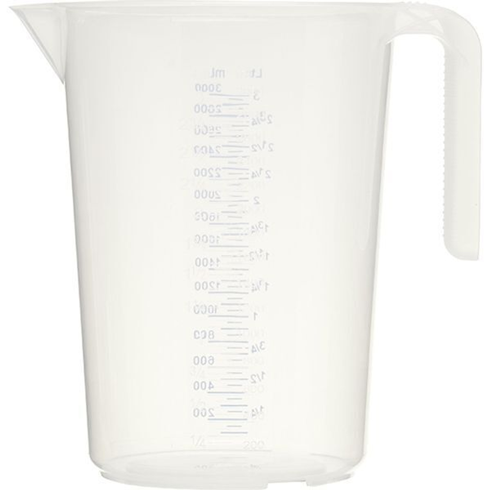 Кувшин мерный;полипроп.;3л;D=17,H=23см;прозр. (Цвет: прозрачный)