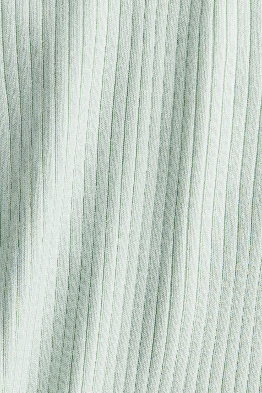 H&M Топ трикотажный эластичный, мятно-зеленый