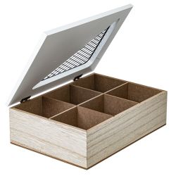 GAEM Шкатулка для чайных пакетиков, L24 W17 H8 см