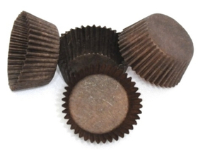 Тарталетка (конфета) коричневая 30х15мм. 48-55 шт.