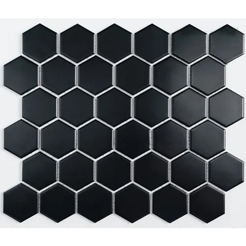 Мозаичная плитка из керамики PS5159-05 Porcelain матовая черный