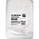 Фартуки полиэтиленовые, КОМПЛЕКТ 100 шт., одноразовые, ЭКСТРА, размер 68 см х 110 см, плотность 16 мкм, LAIMA, 610851