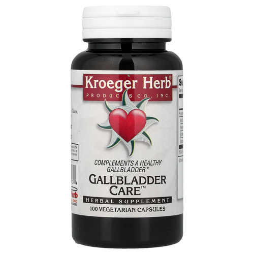 Kroeger Herb Co, добавка для пищеварения, 100 вегетарианских капсул