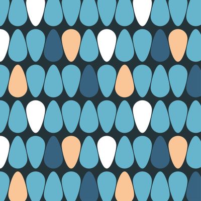 Голубая, синяя и розовая черепица