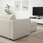 Кресло-шезлонг - IKEA VIMLE/ВИМЛЕ ИКЕА, 68х164х111 см, белый
