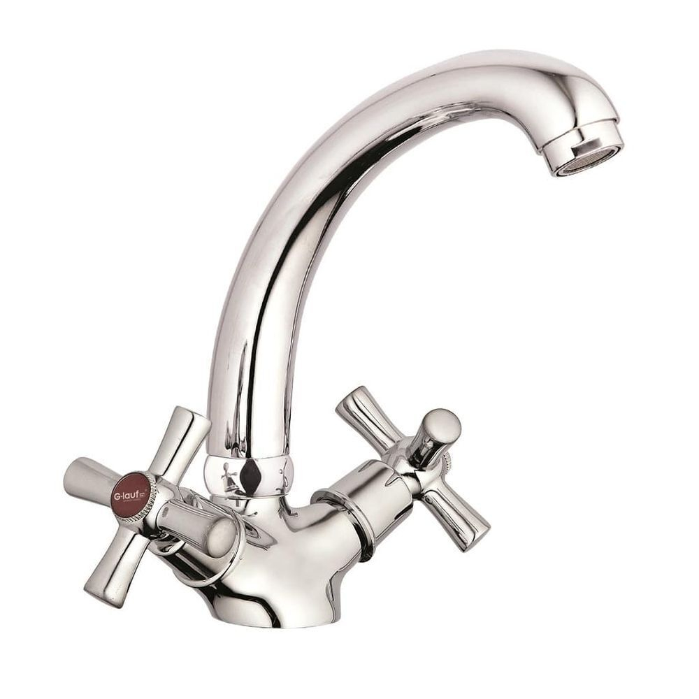Смеситель для кухни, G.lauf, с кран-буксой, хром, QMT4-C722