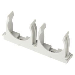 Крепеж-клипса ЭРА CLIP-40-G-MP для трубы прямой монтаж серая d40мм 25шт