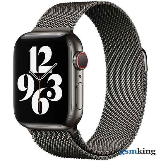 Apple Milanese Loop for Apple Watch 38|40|41mm Graphite (Графитовый) ML743ZM/A