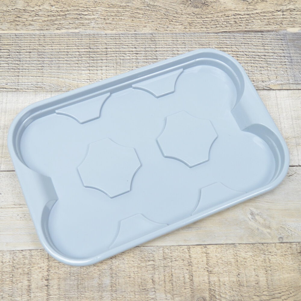 Поддон для пластиковых/торфяных горшочков для рассады 400мл, 6 ячеек, InGreen микс